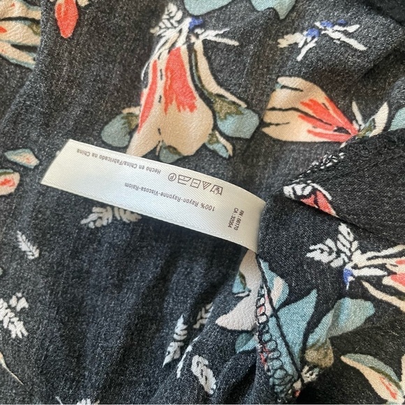 Intimately Free People Jolene Mini Slip dress Black Floral Size M - Picture 9 of 11